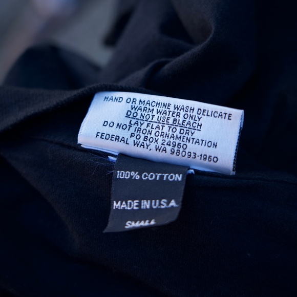 Vintage Christine Alexander 100% Cotton Jewel Studded Zipper Black Shirt Size S - Picture 17 of 17